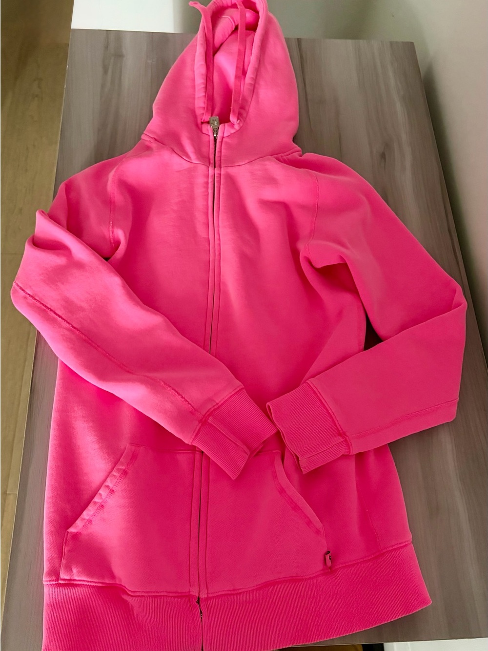 TNA Hot Pink Full-Zip Hoodie